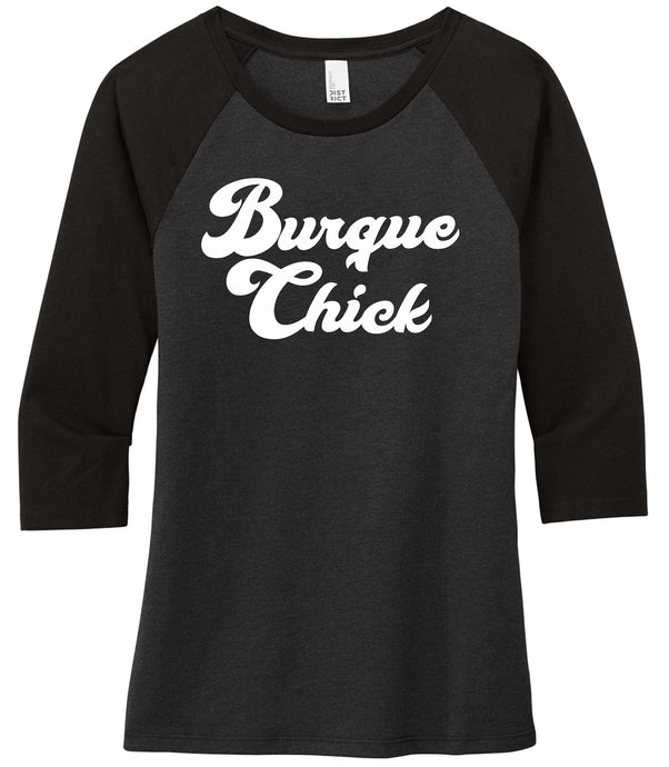 Burque Chick Baseball Tee