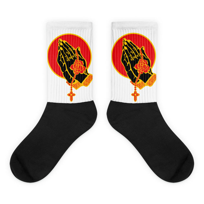 PRAY FOR US Socks
