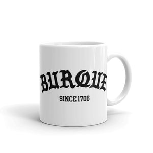 Burque 1706 White glossy mug